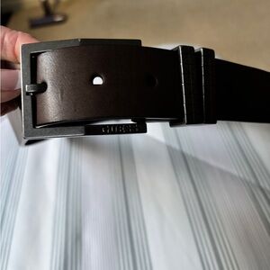 Guess Brown Leather Belt Size M (34-36)